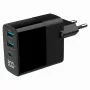 Gembird TA-UC-PDQC30LCD-BK-02 ładowarka do urządzeń mobilnych Uniwersalna Czarna AC Szybkie ładowanie Wewnętrzna