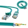 Kabel sieciowy Extralink LAN Patchcord Kat.6 FTP RJ-45 Cat6 0.5m zielony