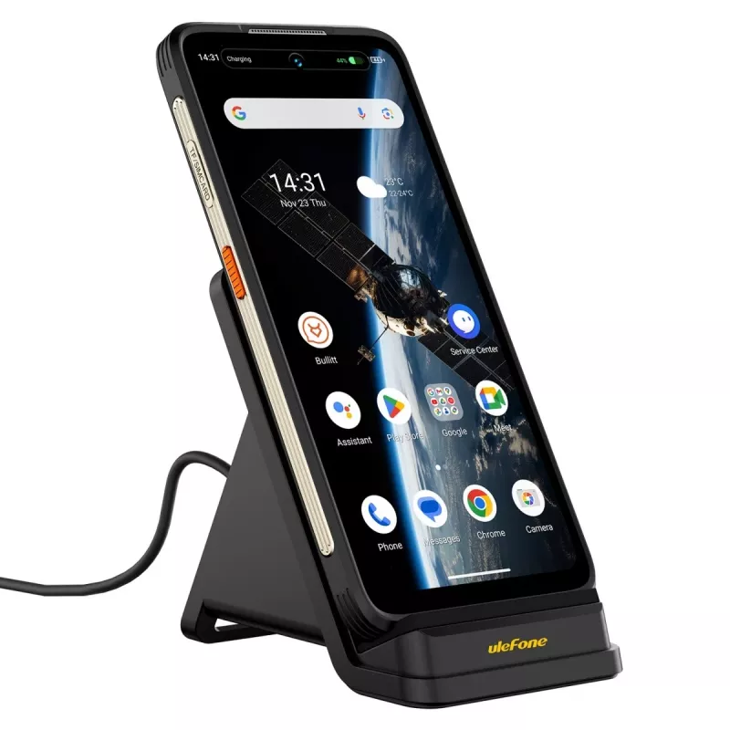 UleFone ładowarka do smartfona do użytku wewnętrznego WCS01 — 50 W USB Type-C, szybkie ładowanie bezprzewodowe, czarna