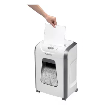 Fellowes 15C niszczarka do papieru, niszczenie krzyżowe, 22,4 cm, biała