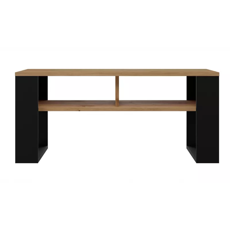 Topeshop MODERN 2P ART CZ stolik kawowy / boczny / narożny Stolik kawowy kształt prostokątny 2 noga/nogi