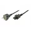 Kabel zasilający LogiLink CP093 1,8 m Złącze C5 CEE7/7