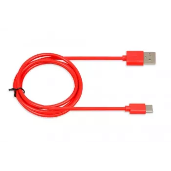 Kabel USB IBOX IKUMTCR 1 m, USB A na USB‑C, USB 2.0, czerwony