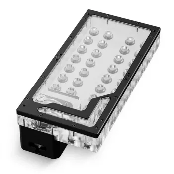 Płyta dystrybucyjna pompy EK Water Blocks EK-QuantumX Loophole D5 PWM, czarny pleksiglas