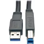 25ft USB 3.0 SuperSpeed Active Repeater kabel A Male-B Male 25 - kabel USB - USB typu B M