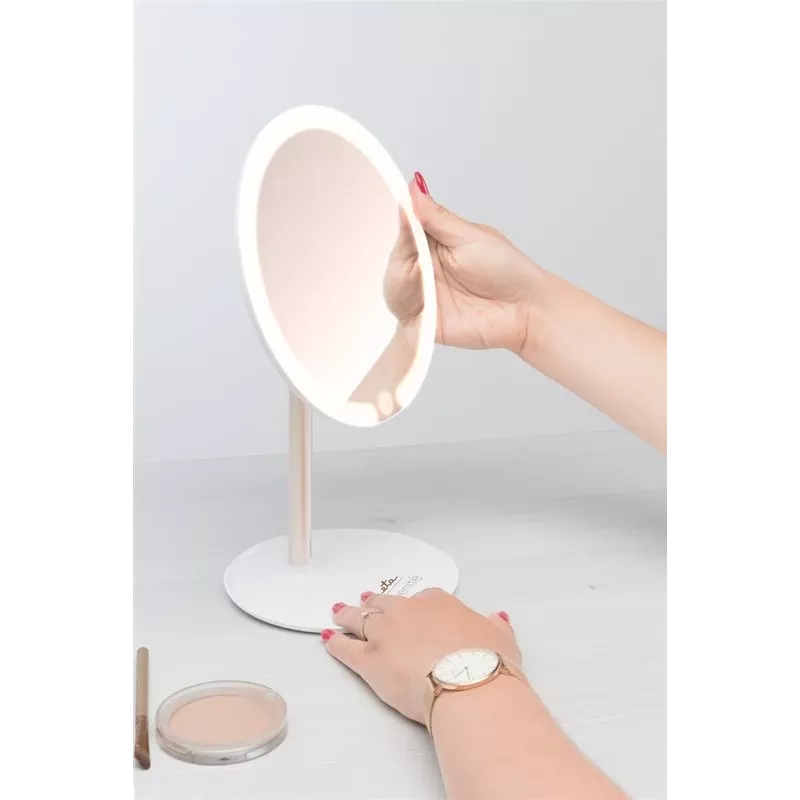 Kosmetyczne lusterko stołowe ETA ETA135390000 ze szkłem 17,8 cm — kompaktowe lusterko do makijażu