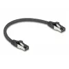 Kabel sieciowy DeLOCK 80566 RJ-45 Cat8.1 0,25 m czarny