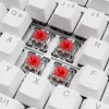 Klawiatura Sharkoon SGK25 75% QWERTZ USB przewodowa RGB LED biała