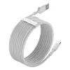 Kabel USB Baseus TZCATZJ-02 1,5 m USB A USB C Biały