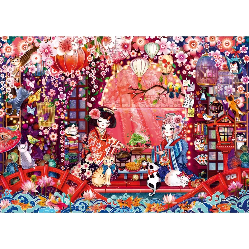 Japanische Teezeremonie, puzzle 500 elementów