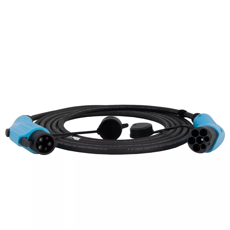 Akyga AK-EC-08 kabel do ładowania EV Typ 2 – Typ 1, 1-fazowy, 32 A, 7,2 kW, 6 m