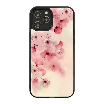 Etui ochronne iKins do Apple iPhone 12 Pro Max — wzór kwiatu wiśni