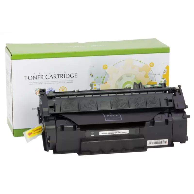 Kompatybilny Static-Control Hewlett-Packard Q5949A/Q7553A/CRG-708/CRG-715, Czarny, 3000 str.