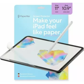 Folia ochronna Paperlike na Apple iPad 11 i 10,9 cala — 2 szt., matowa, dotykowa powierzchnia do pisania