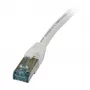 Kabel krosowy RJ45 - CAT6A 500 MHz - 2 m - biały - S-STP(S/FTP) - TPE/LSZH(Superflex) - AWG26 - Synergy