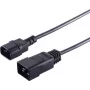 Kabel zasilający czarny 2,5 m S/CONN 60016