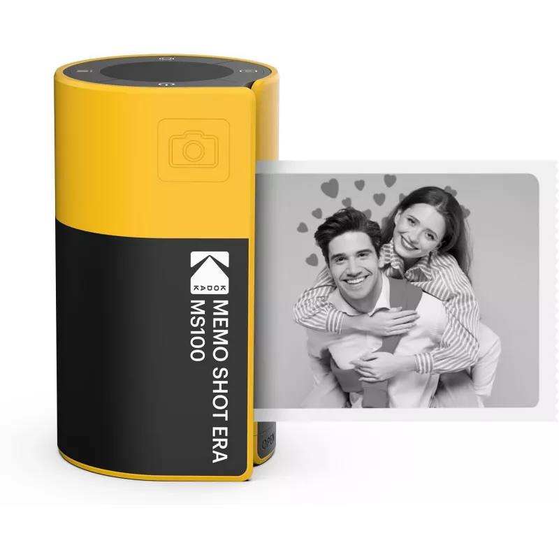 Kodak MemoShot Era MS100 Photo Printer 68.58 x 45.72 mm Czarny żółty