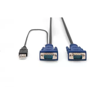 Kabel KVM USB Digitus DS-19232 3 m PS/2