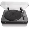 Gramofon audio z napędem paskowym Lenco LBT-120BK Czarny Półautomatyczny