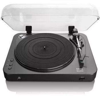 Gramofon audio z napędem paskowym Lenco LBT-120BK Czarny Półautomatyczny