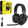 Headset CORSAIR HS65 SURROUND przewodowy zestaw słuchawkowy do gier, nauszny, 3,5 mm + adapter USB, 32 Ω, 282 g, carbon