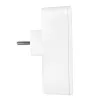 Rozgałęziacz zasilania MACLEAN MCE248 F/W — 3 gniazda AC (1×16A, 2×6A) + 4×USB (2×A, 2×C PD 20W), wtyczka EU, biały