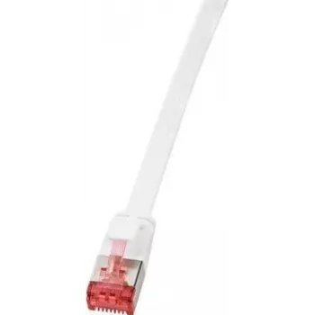 LogiLink Kabel połączeniowy sieci RJ45 CAT 6 U/FTP 7,50 m biały pozłacane styki wtyków LogiLink (CF2081S)