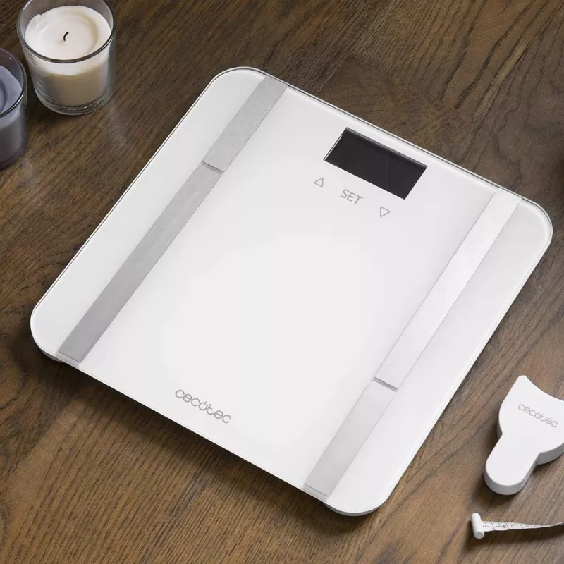 Cecotec | Waga łazienkowa Smart | Surface Precision 9400 Full Healthy | Maksymalne obciążenie 180 kg | Dokładność 100 g | Biały
