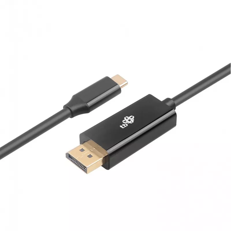 Kabel USB-C do DisplayPort TB AKTBXVDUSBCDP2B 2 m — czarny