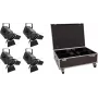 EUROLITE Zestaw 4x LED THA-150F + walizka (20000681)