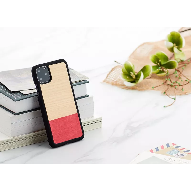 Etui na smartfona man and wood do iPhone 11 Pro Max — czarne etui ochronne