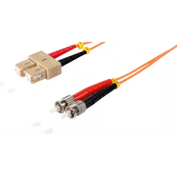 Światłowodowy kabel S/CONN 77920 10 m SC ST Pomarańczowy