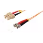 Światłowodowy kabel S/CONN 77920 10 m SC ST Pomarańczowy