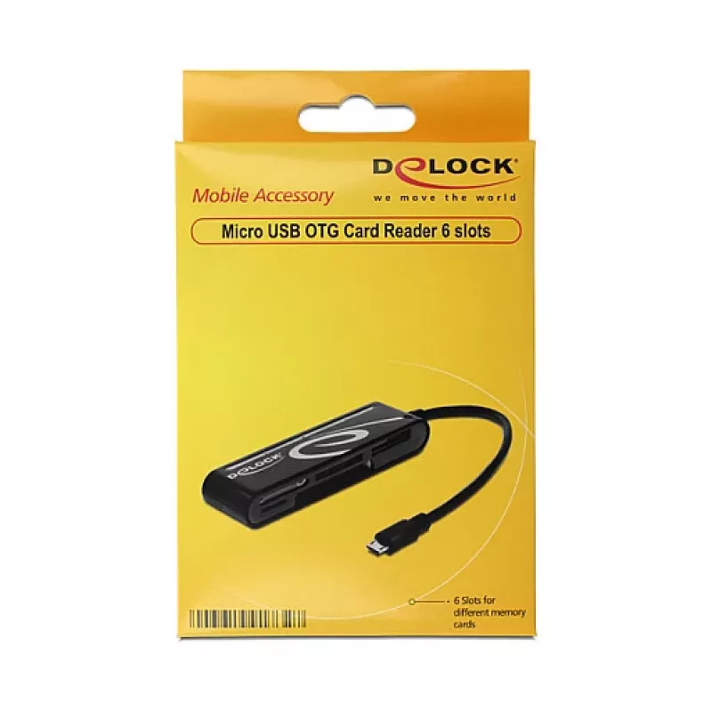Czytnik kart DeLOCK 91732 USB 2.0 Czarny