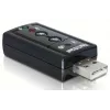DeLOCK USB Sound Adapter 7.1 - Karta dźwiękowa - Stereo - USB (61645)