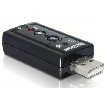 DeLOCK USB Sound Adapter 7.1 - Karta dźwiękowa - Stereo - USB (61645)