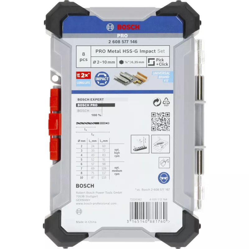 Zestaw wierteł krętych Bosch 2608577146