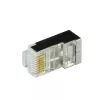 Złącze przewodowe RJ45 LogiLink MP0022 Czarny Przezroczysty