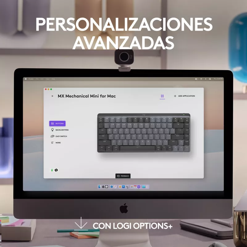 Logitech MX Mechanical Mini Bezprzewodowa Klawiatura Mechaniczna Tenkeyless Bluetooth