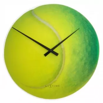 NeXtime clock 8803 Roger, Ø30 cm, Ścienny, Żółty