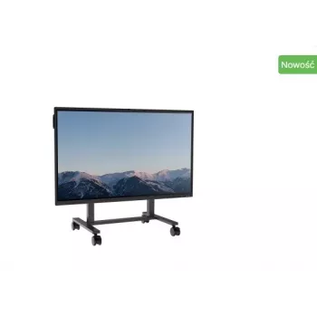 Touchscreen Electric Stand AVTEK 1MV137 height-adjustable mobile mount for interactive displays