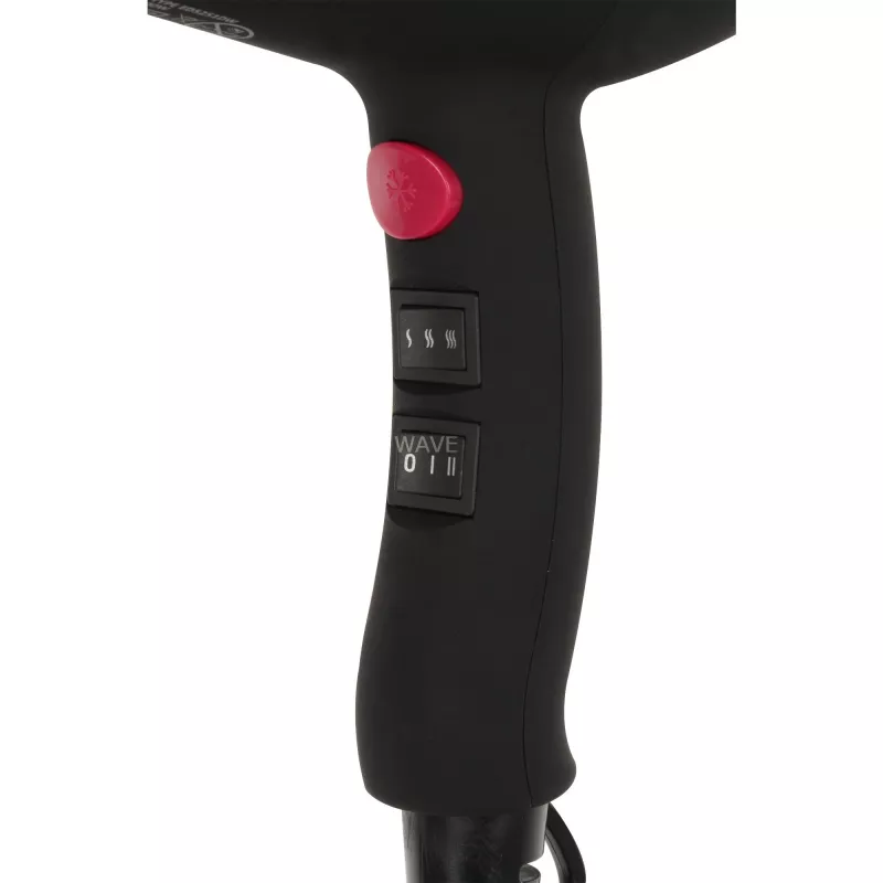 Suszarka do włosów REVLON RVDR5251E 2000 W, jonizacja, 3 poziomy temperatury, 2 prędkości, zimny nadmuch — Czarny/Różowy