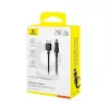 Baseus Gem USB do IP 2.4A szybki kabel do ładowania 2 m Czarny
