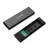 Obudowa SSD QOLTEC 50312 Czarna dla pojedynczego dysku M.2 SATA, USB Type-C (USB 2.0 / 3.2 Gen 1)