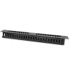 Organizator kabli QOLTEC 54514 do szaf 19-calowych, 24 porty