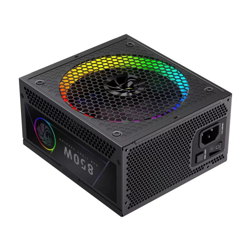 Zasilacz Gamemax, 80 PLUS, Gold | RGB 850G | 850 W