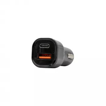 Ładowarka samochodowa SBOX CC-038 38W Czarna — dwuportowy zasilacz USB do pojazdu