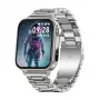 Smartwatch Colmi P80 Steel srebrny z Bluetooth i monitorem tętna
