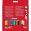 Faber-Castell 112819 Grip Skin Tones kredki ołówkowe, 18+6