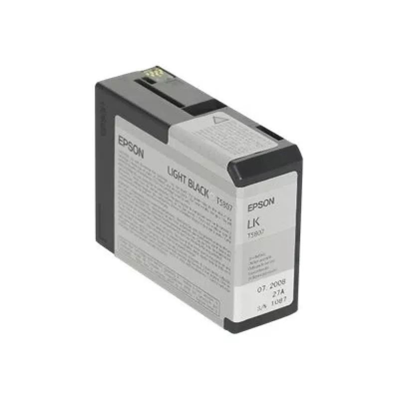 Epson Singlepack Light Black T580700, Jasny czarny, Atrament pigmentowy, 80 ml, 1 szt.